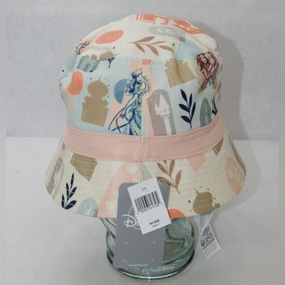 Disney Parks Rapunzel Tiana Snow White Princess Bucket Sun Hat Adult Size NEW - Picture 5 of 8